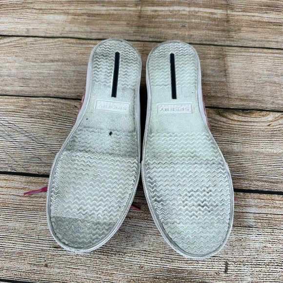 Sperry Top Sider Biscayne 1 Eye Shoes Youth Size 5 Sequin Cheetah Print Shoes - Picture 8 of 9